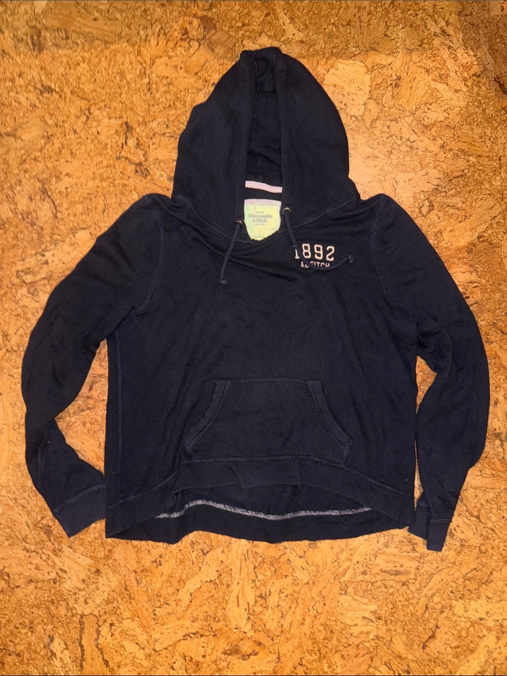 Abercrombie & Fitch Navy Hooded Women's Sweater